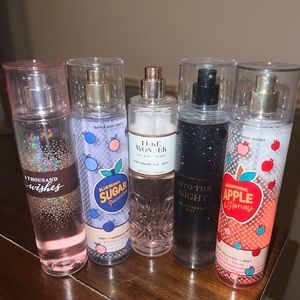 Bath and Body works sprays